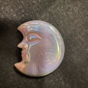 Aura Coated Agate Moon
